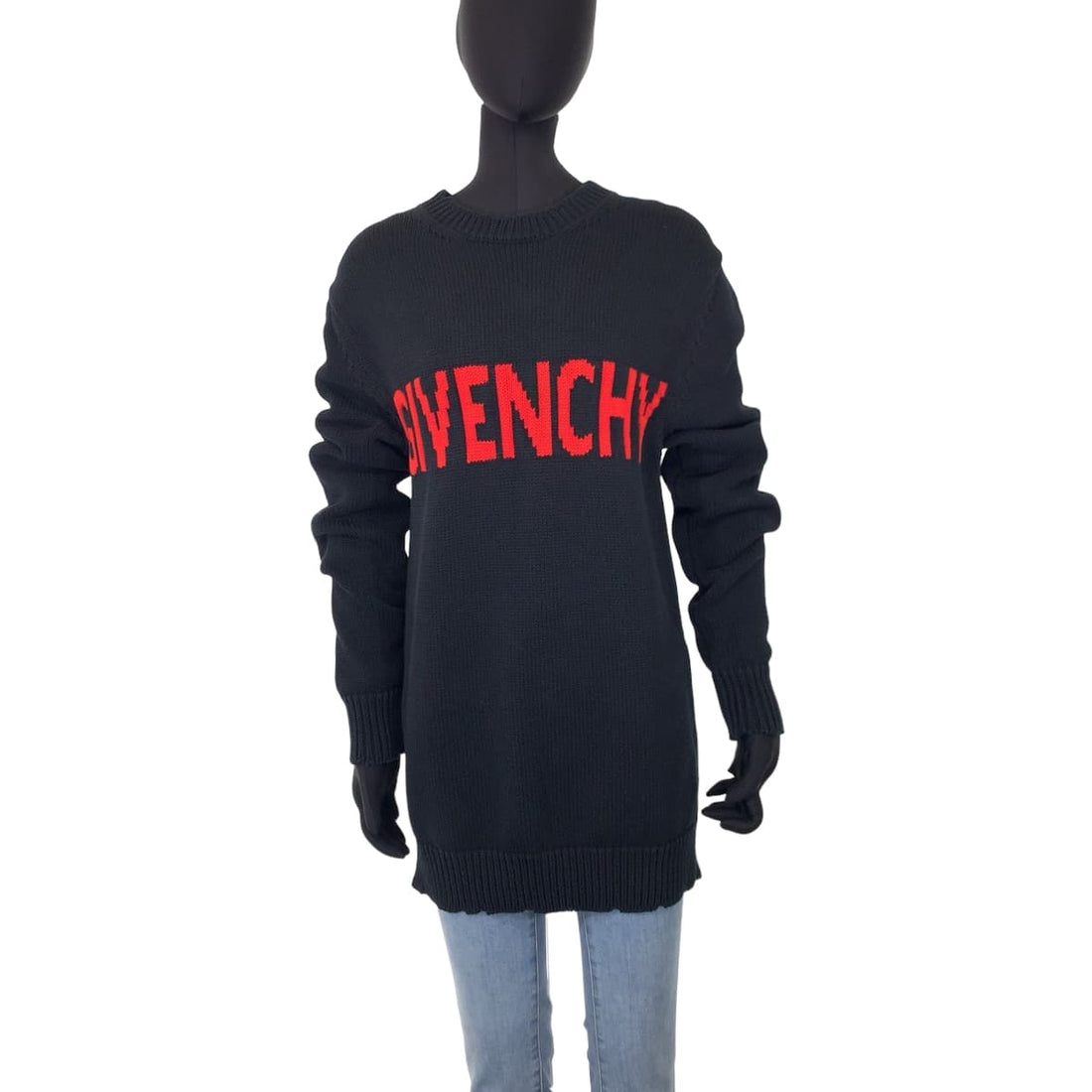 Givenchy Black Knit Sweater Size S in Very Good Condition