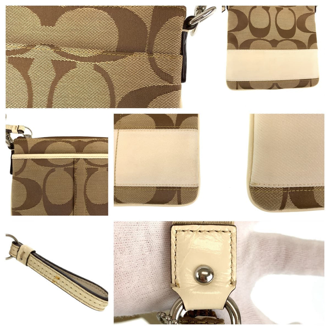 Coach Canvas Signature Shoulder Bag