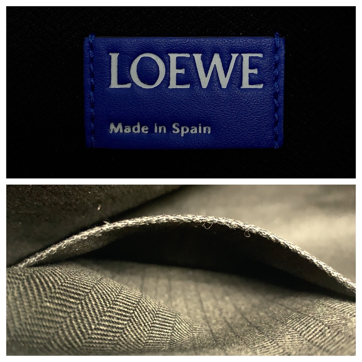 Loewe Leather Repeat Anagram T Pouch Clutch Bag in Very Good Condition