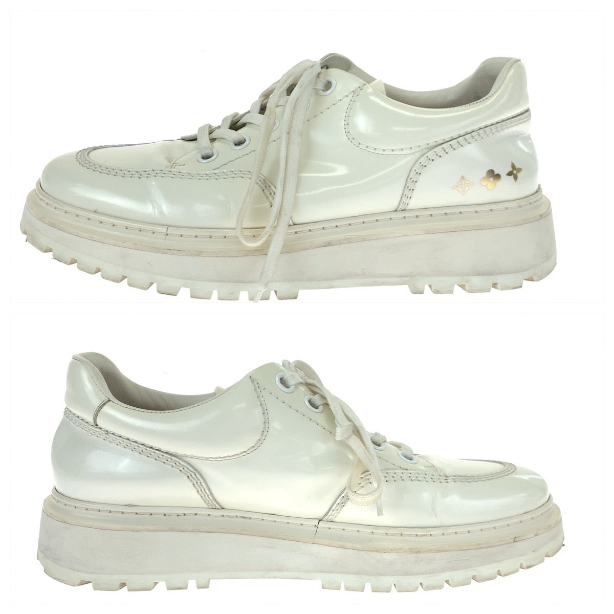 Louis Vuitton Abbesses Derby Leather Sneakers