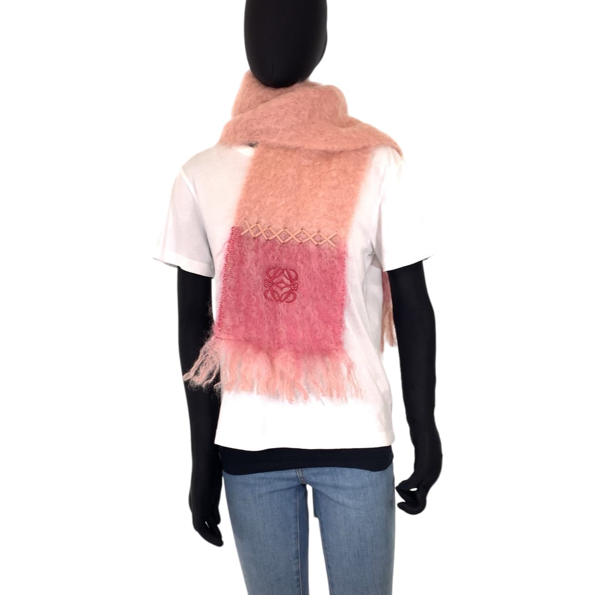 Loewe Anagram Wool Mohair Scarf