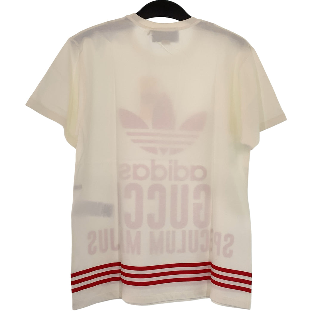 Gucci x Adidas Cotton S Shirt White Red in Pristine Condition