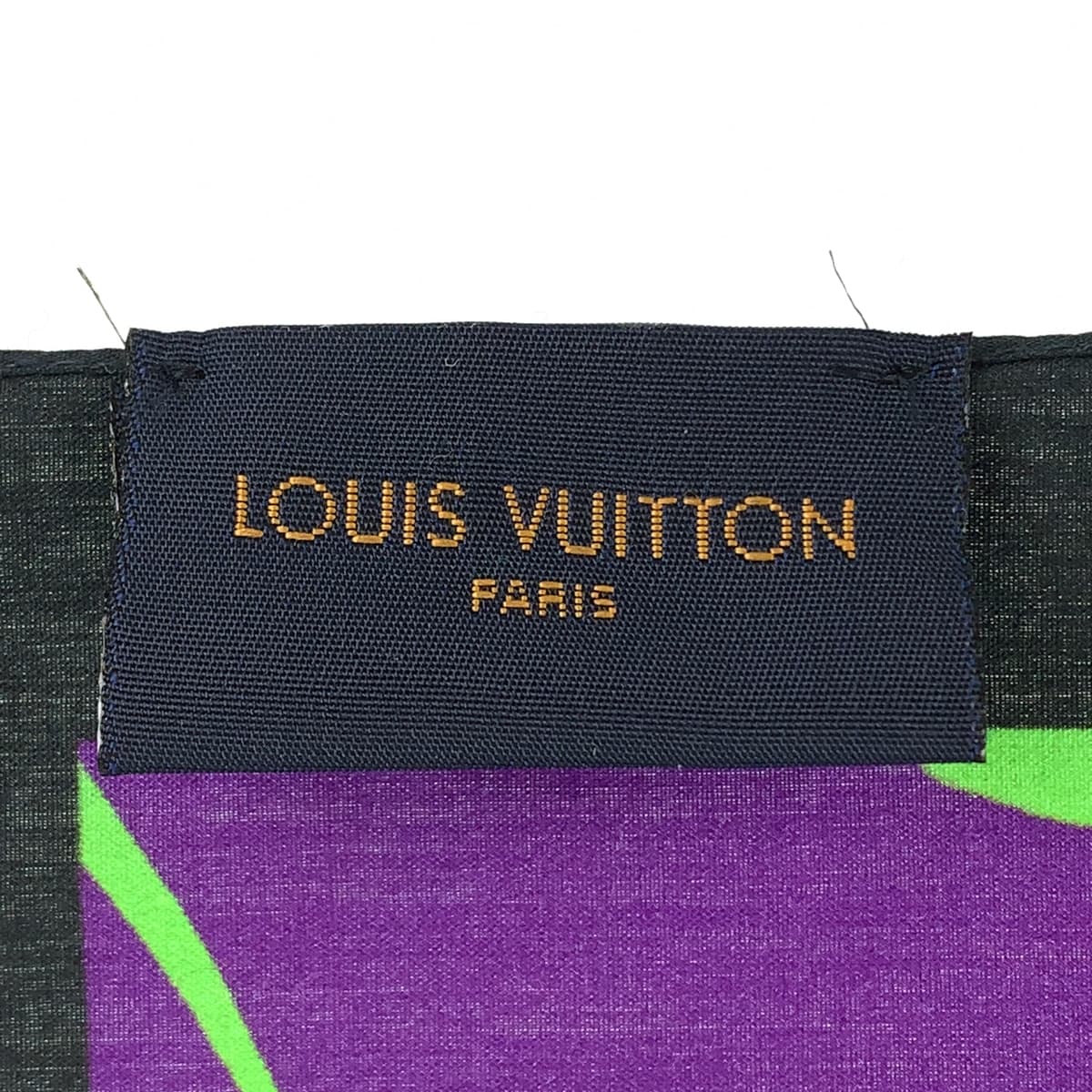 Louis Vuitton Monogram Leaf Cotton Bandana Scarf 405504 in Great Condition