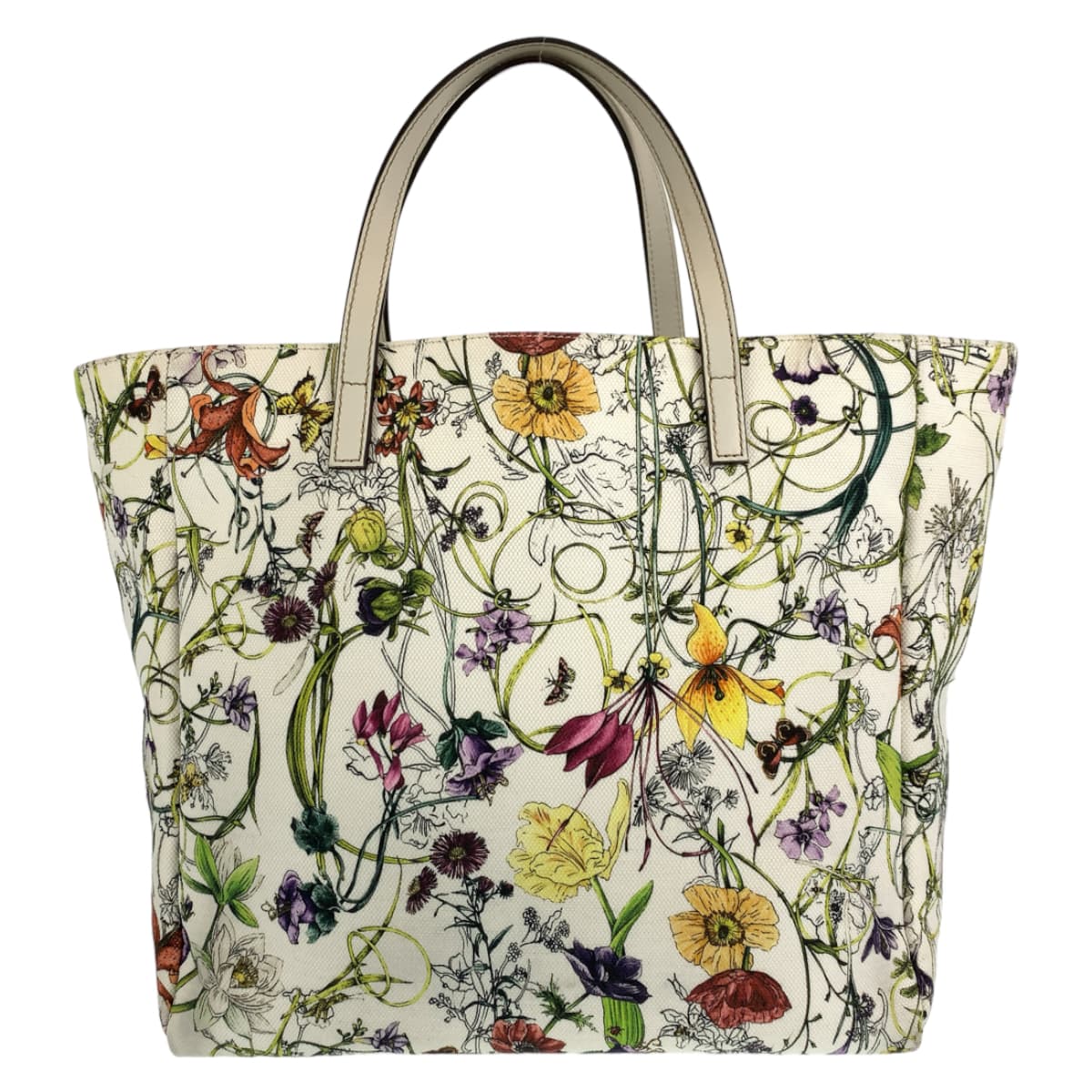 Gucci Flora Canvas Tote Bag 282439 in Great Condition