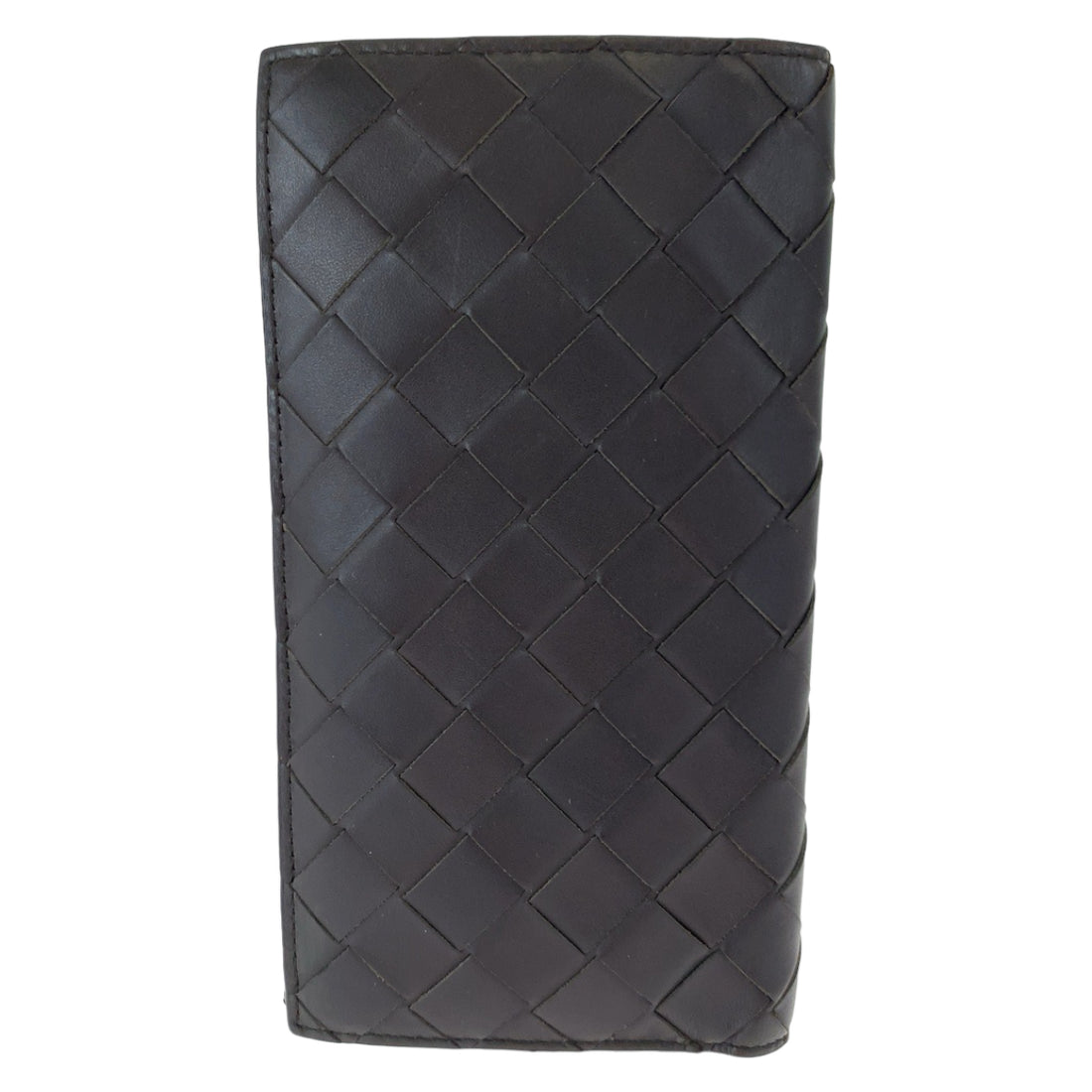 Bottega Veneta Brown Leather Bifold Wallet