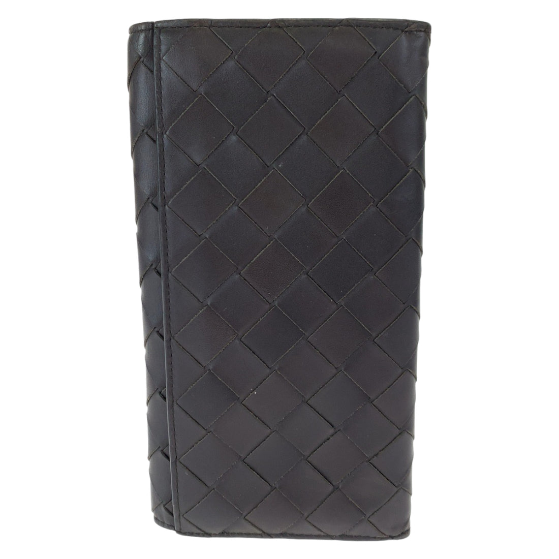 Bottega Veneta Brown Leather Bifold Wallet