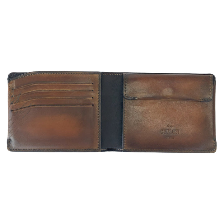 Berluti Leather Calligraphy Essential Wallet in Very Good Condition