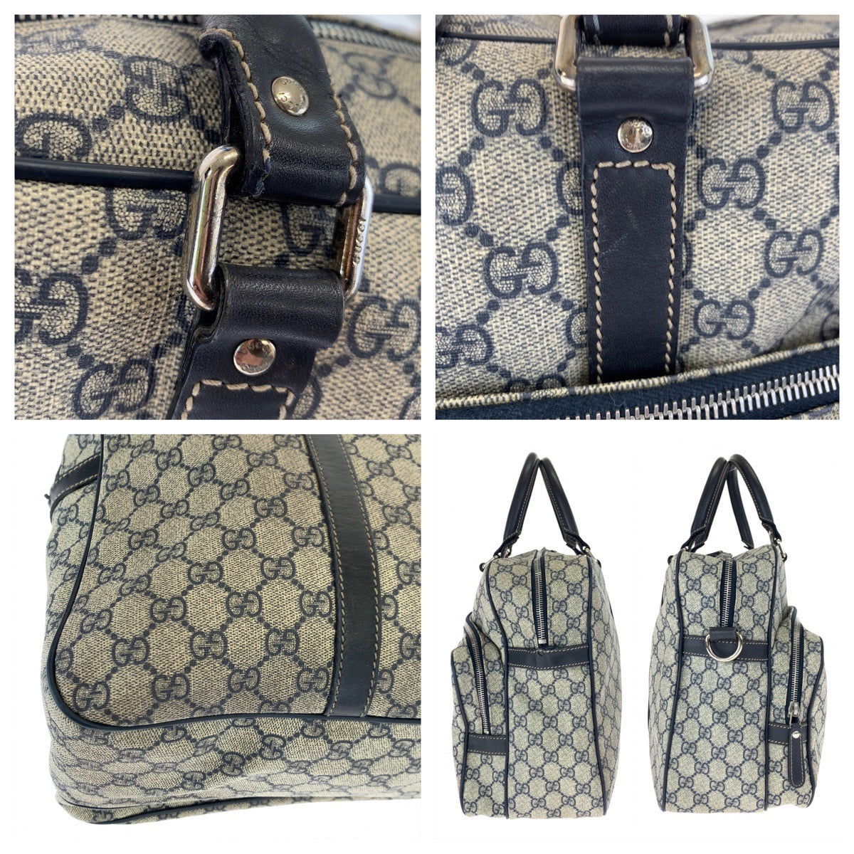 Gucci GG Supreme Canvas Business Bag Briefcase 246478 in Good Condition