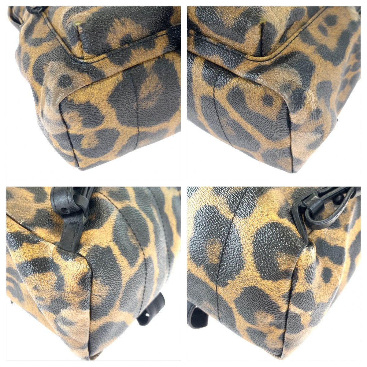 Louis Vuitton Palm Springs PM Leopard Backpack M52020 in Very Good Condition