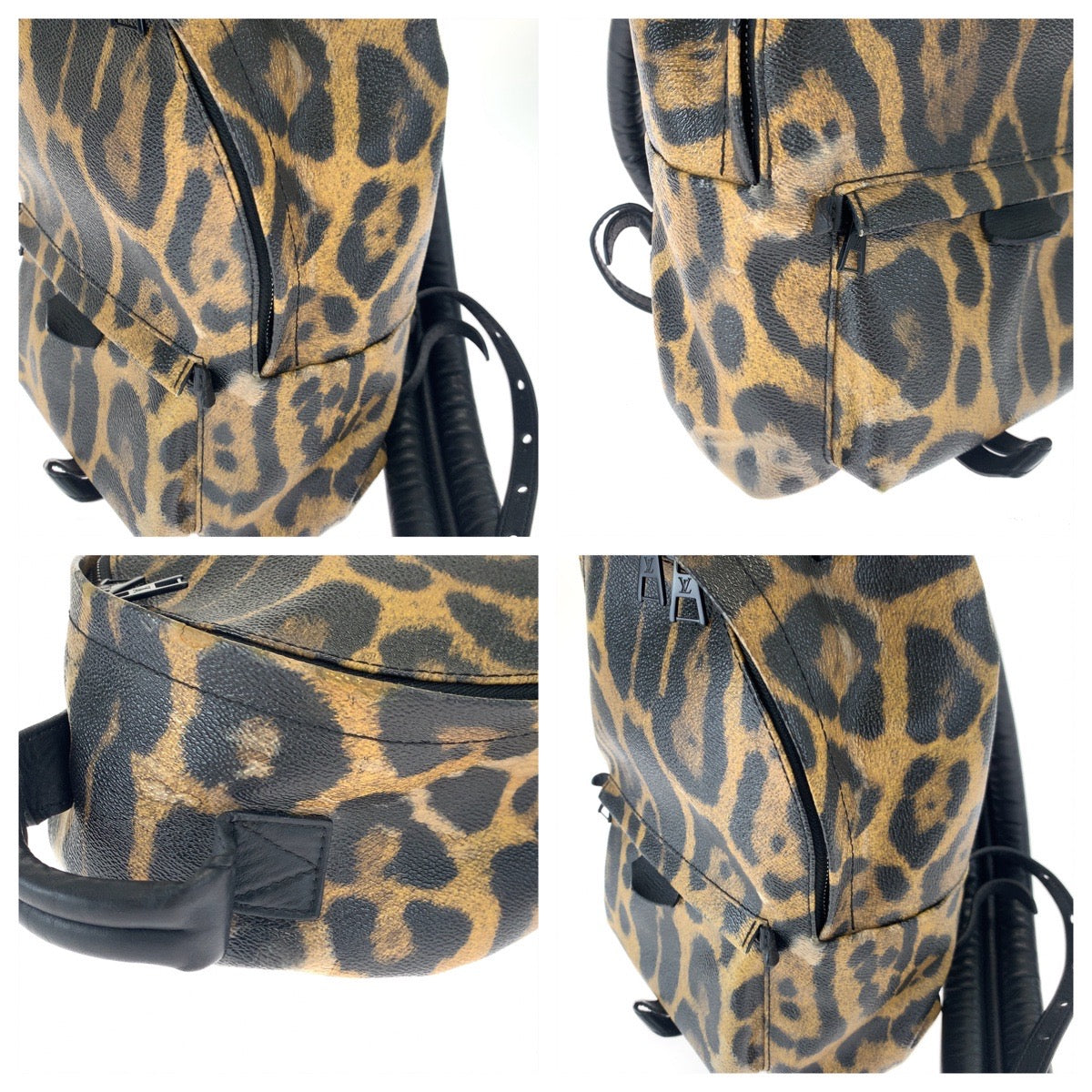 Louis Vuitton Palm Springs PM Leopard Backpack M52020 in Very Good Condition