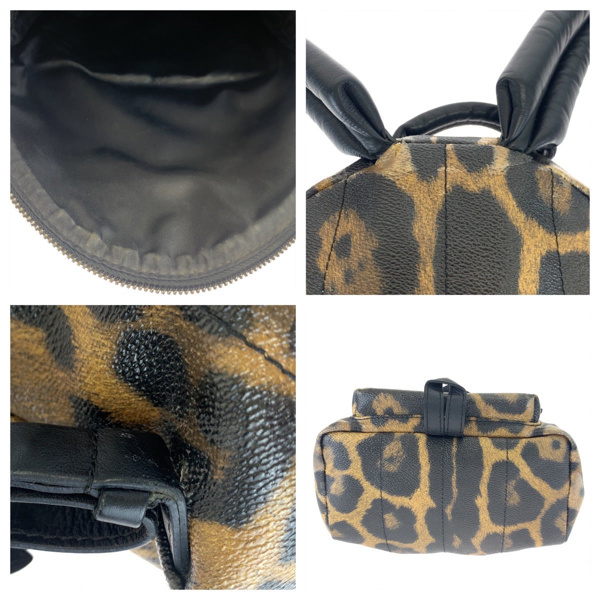 Louis Vuitton Palm Springs PM Leopard Backpack M52020 in Very Good Condition