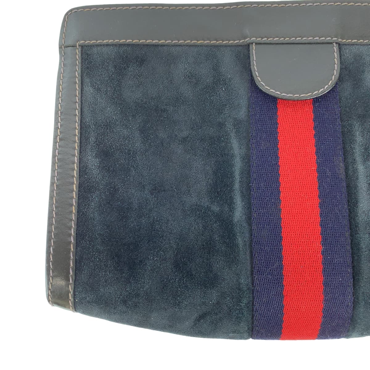 Gucci Suede Leather Clutch Bag