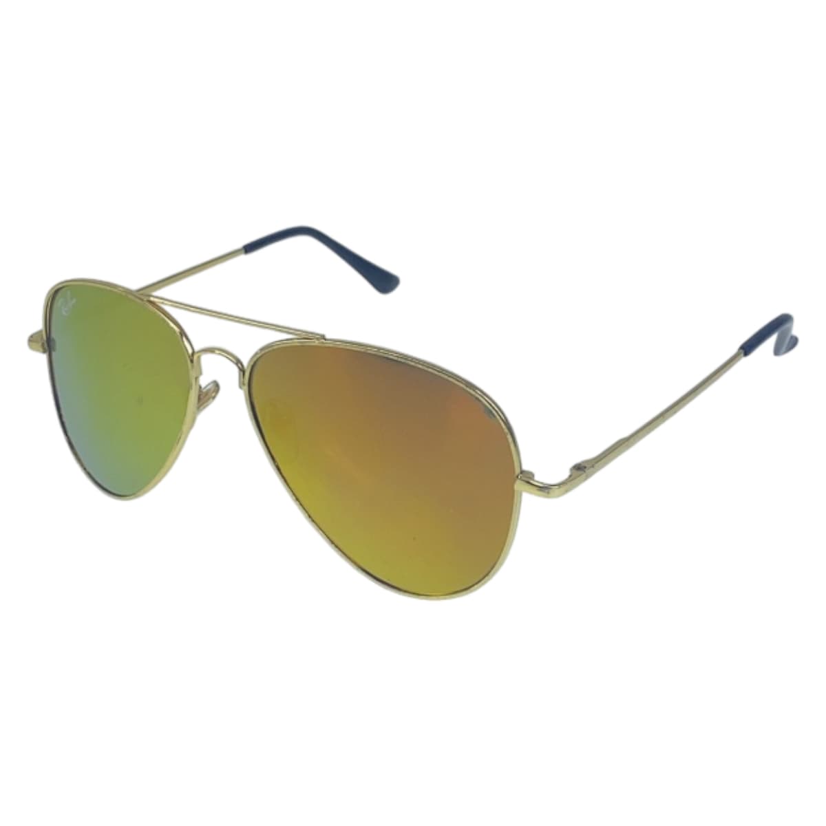 Ray-Ban Gold Black Metal Teardrop Sunglasses