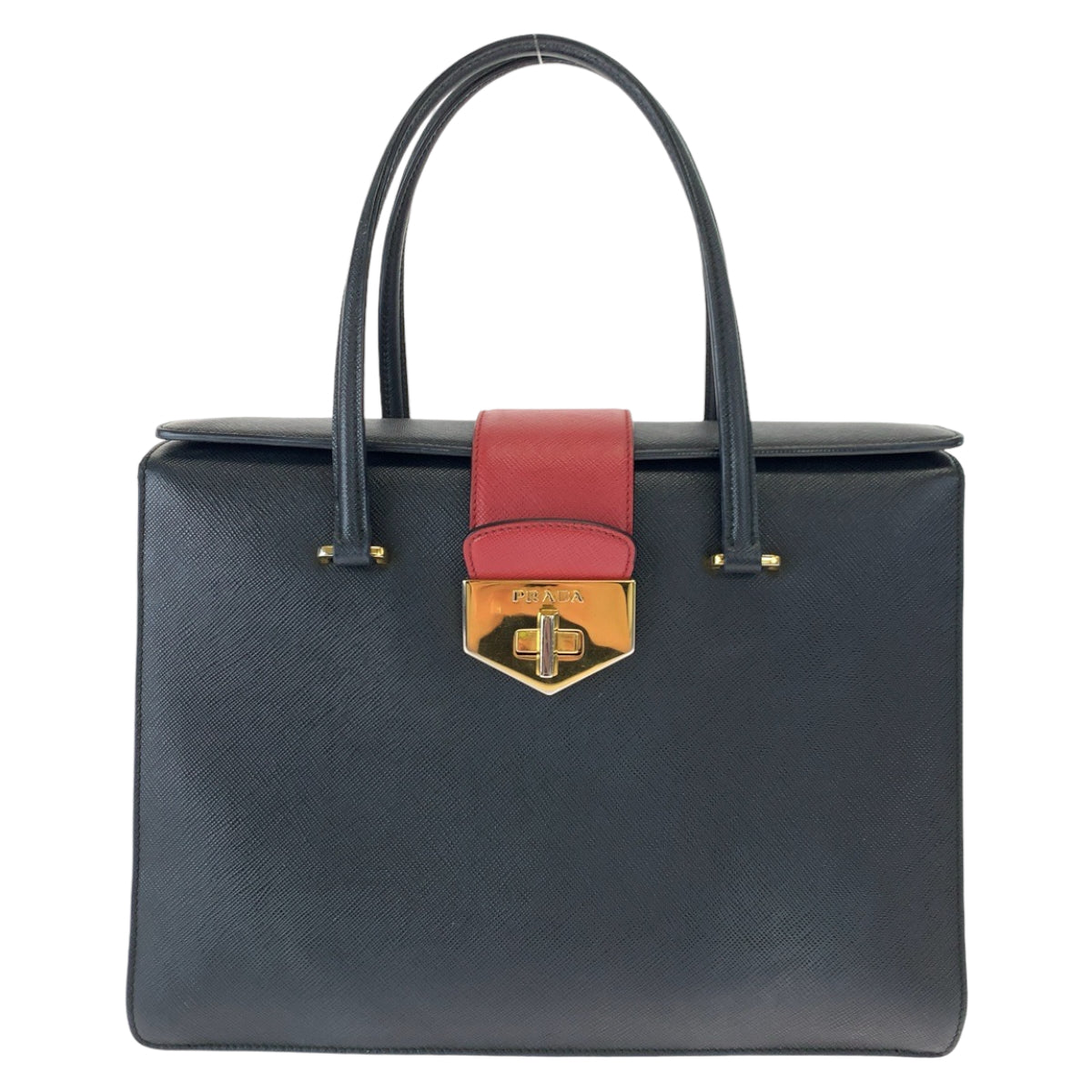 Prada Leather Tote Handbag B2725C