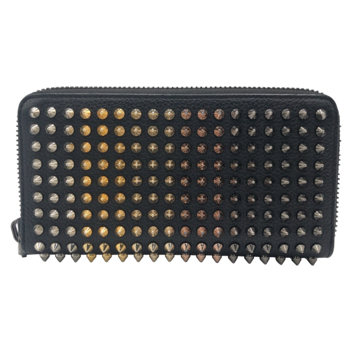 Christian Louboutin Panettone Gradient Studs Leather Long Wallet