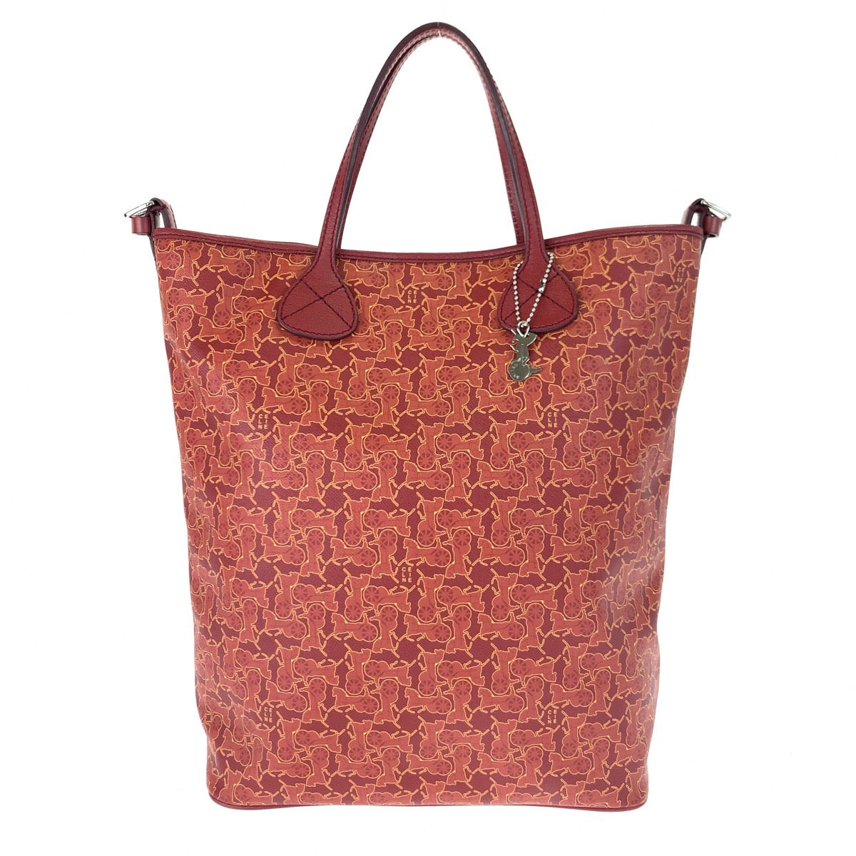 Celine Salky Carriage Pattern Tote Bag