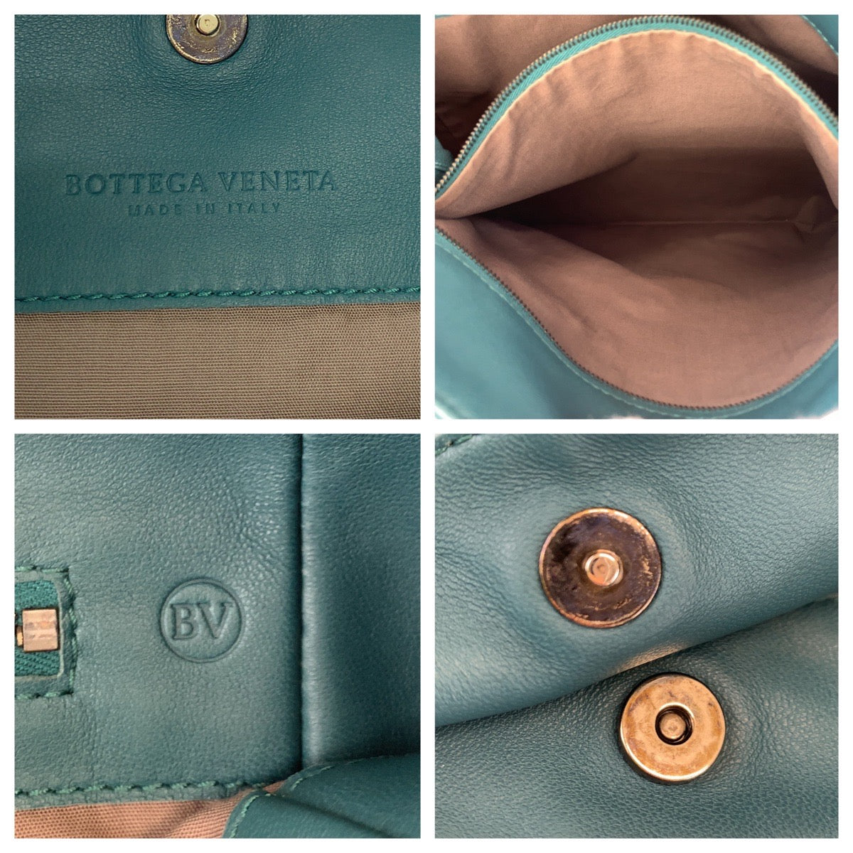 Bottega Veneta Leather Intrecciato Hobo Bag in Great Condition