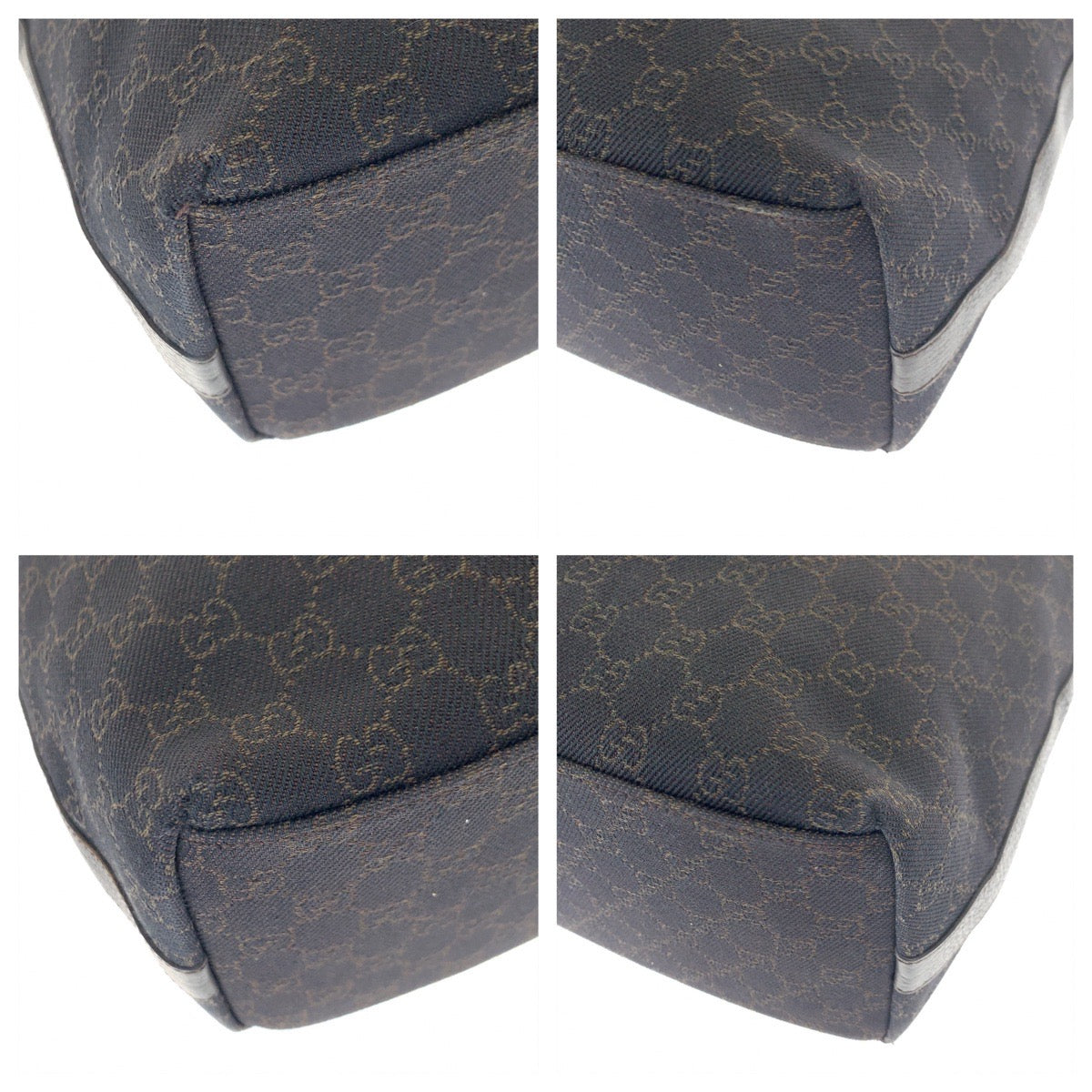 Gucci GG Canvas Hobo Shoulder Bag 246892 in Very Good Condition