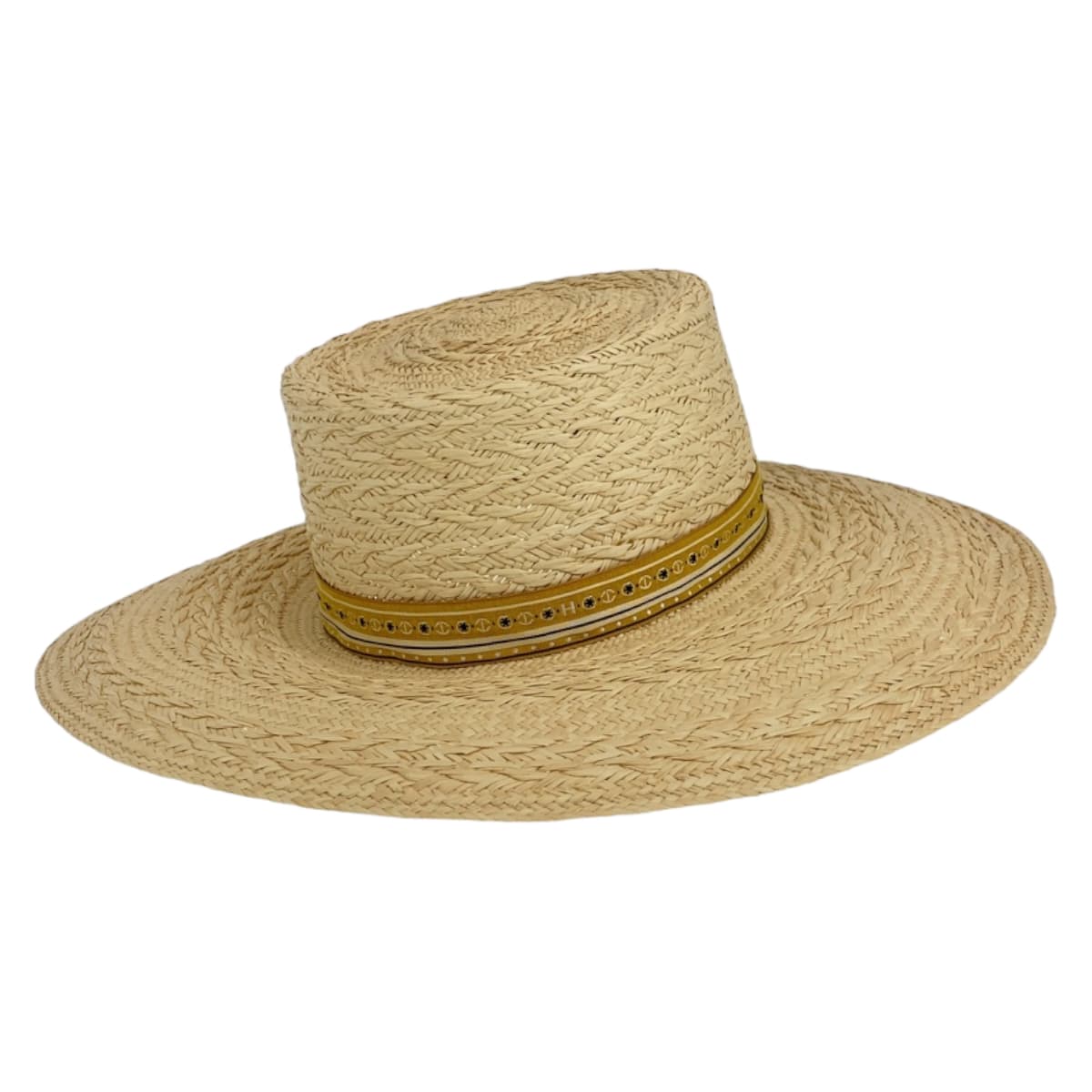 Hermes Andalucia Straw Hat Polyester