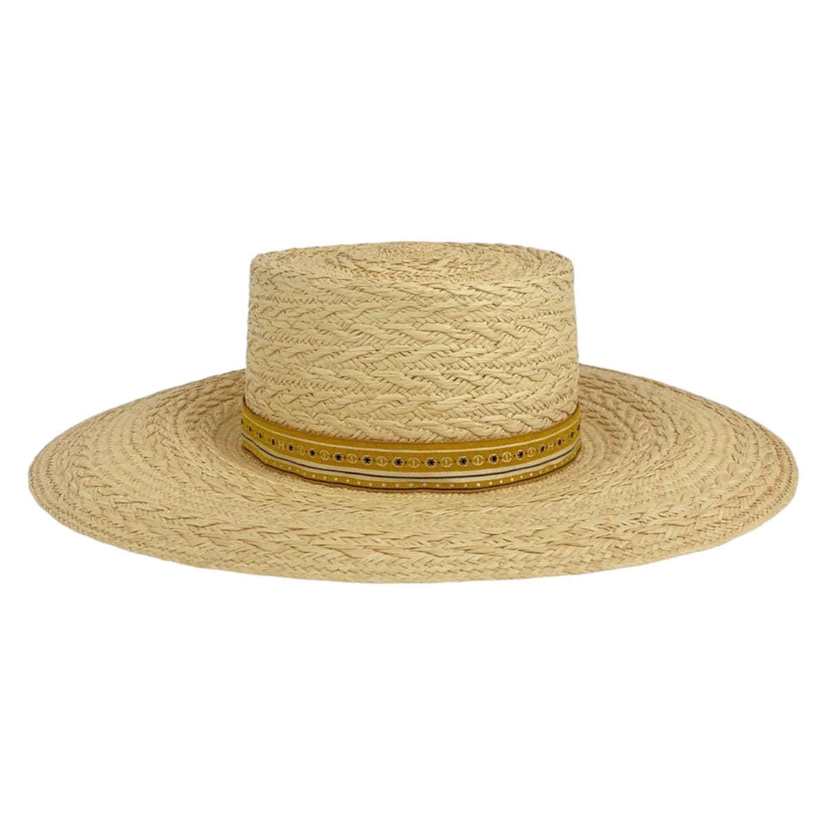 Hermes Andalucia Straw Hat Polyester