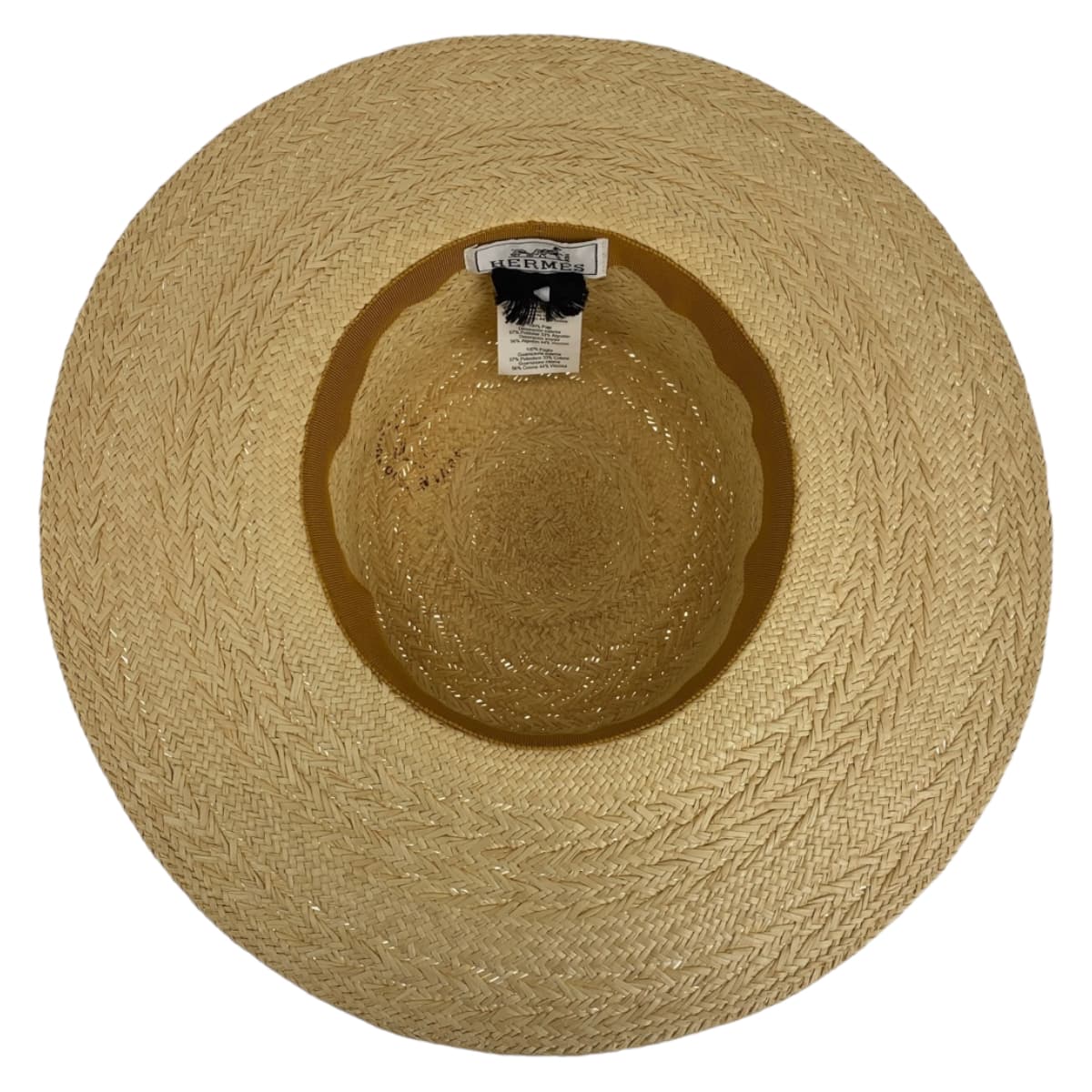 Hermes Andalucia Straw Hat Polyester