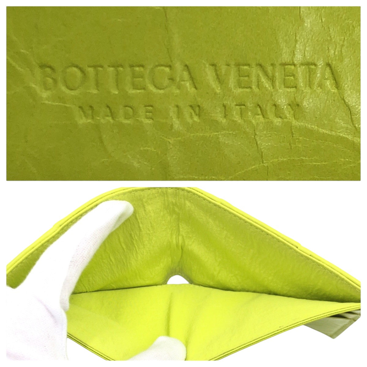 Bottega Veneta Leather Maxi Intrecciato Cassette Wallet in Great Condition