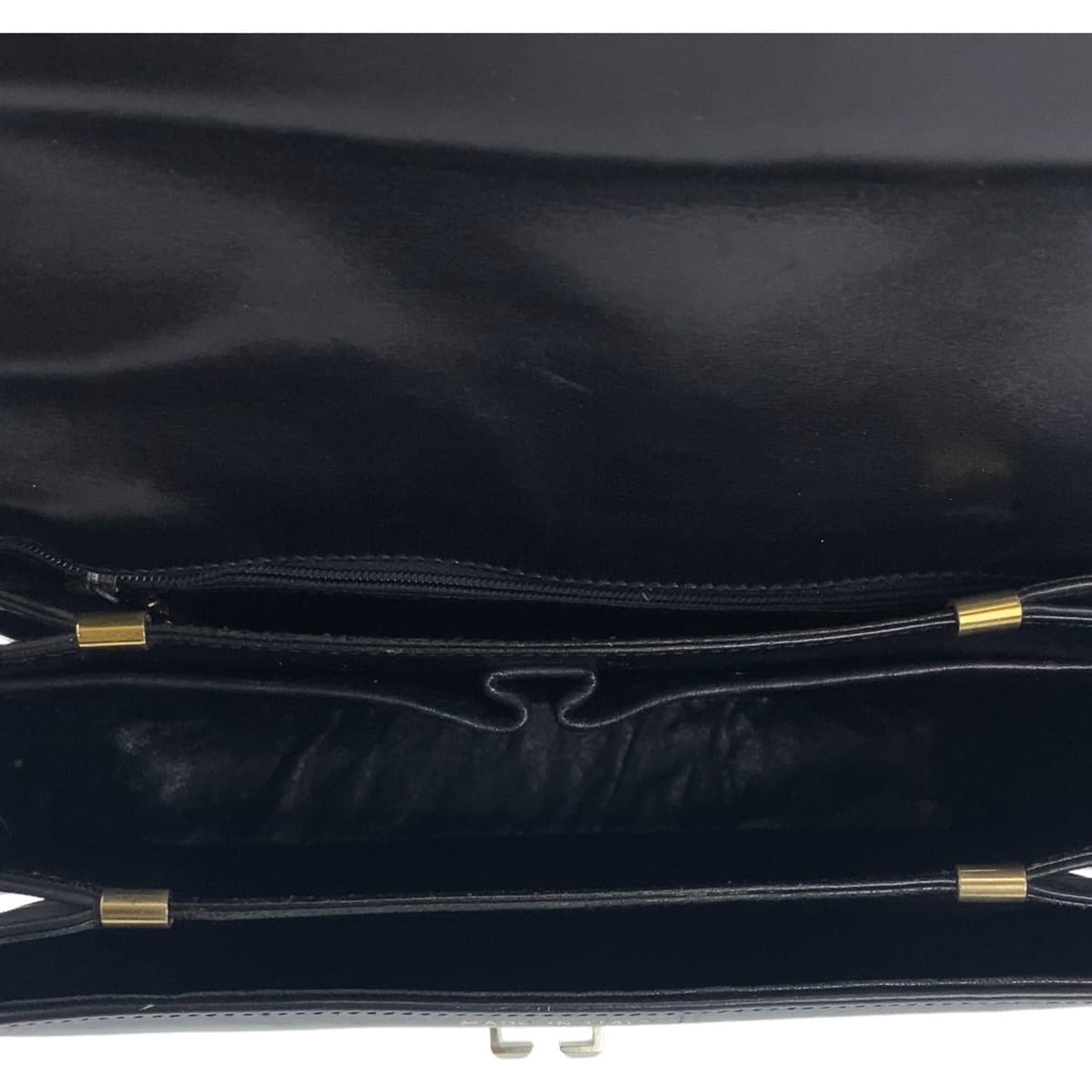 Celine Leather Carriage Buckle Shoulder Bag