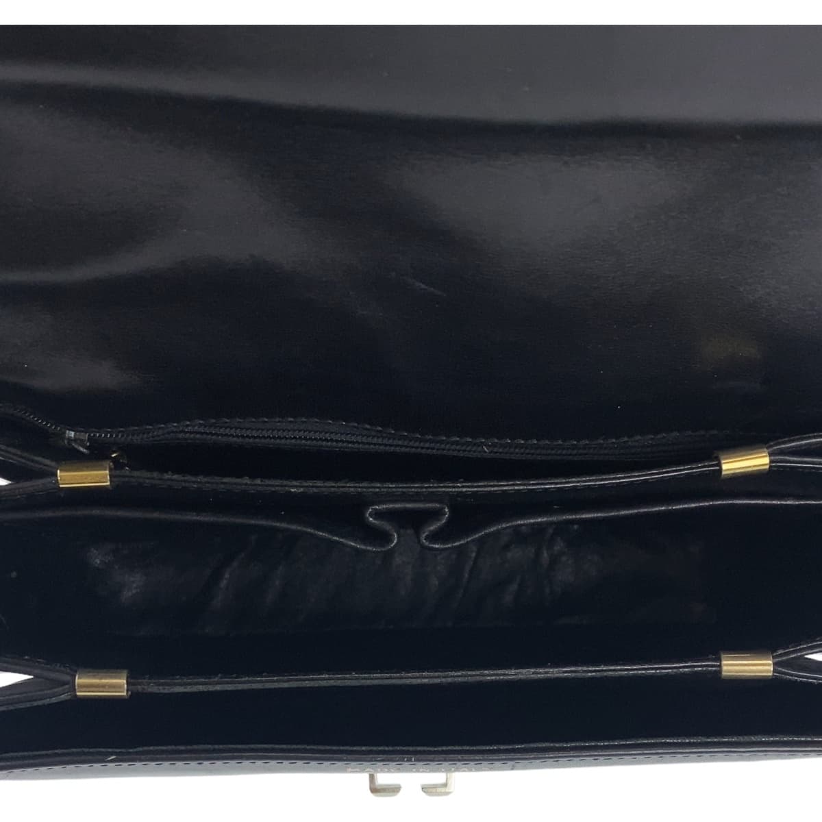 Celine Leather Shoulder Bag with Carriage Hardware in Very Good Condition