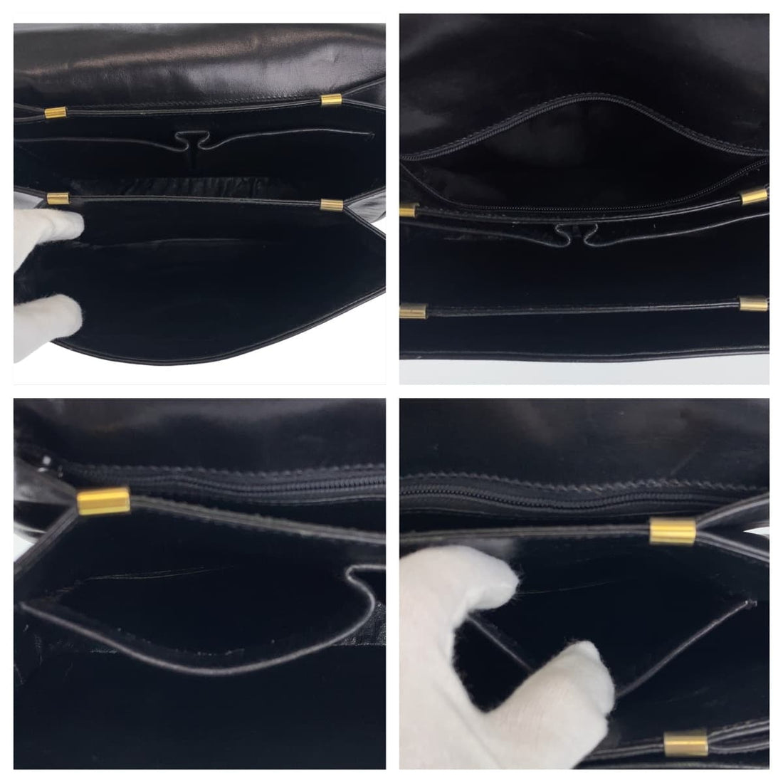 Celine Leather Carriage Buckle Shoulder Bag