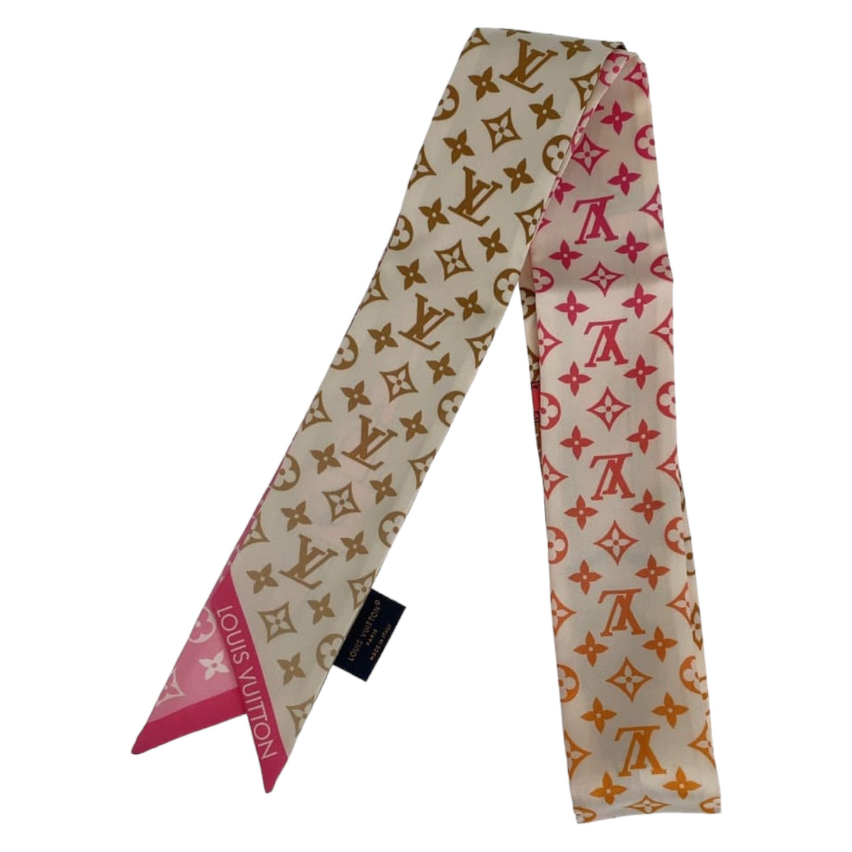 Louis Vuitton Silk Bandou BB Scarf M78453 in Very Good Condition