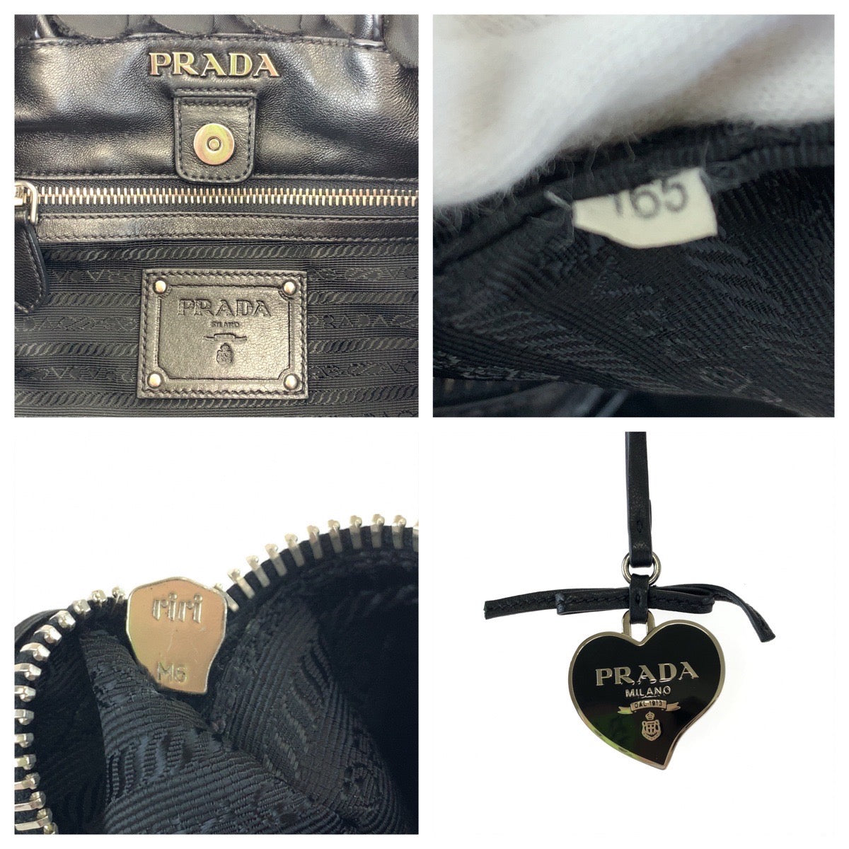 Prada Nylon Tessuto Frill Tote Bag in Very Good Condition