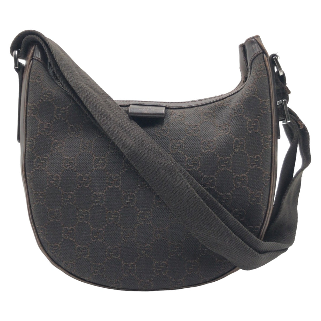 Gucci Brown GG Canvas Shoulder Bag 405743