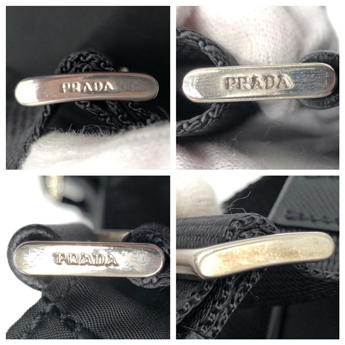 Prada Nylon Tessuto Triangle Logo Shoulder Bag