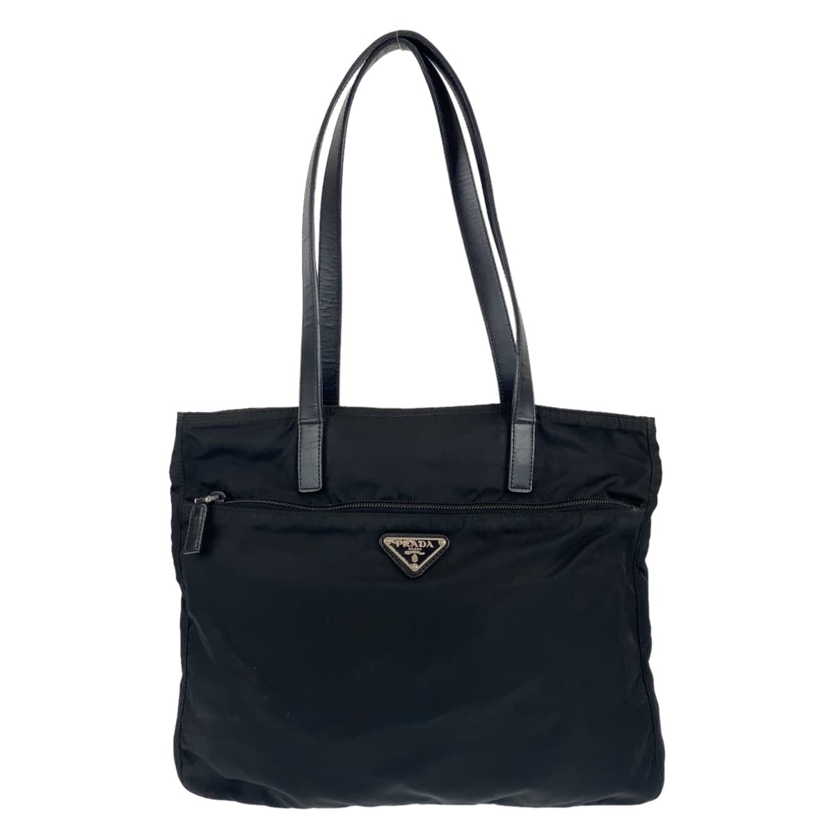 Prada Nylon Tessuto Triangle Logo Tote Bag in Very Good Condition