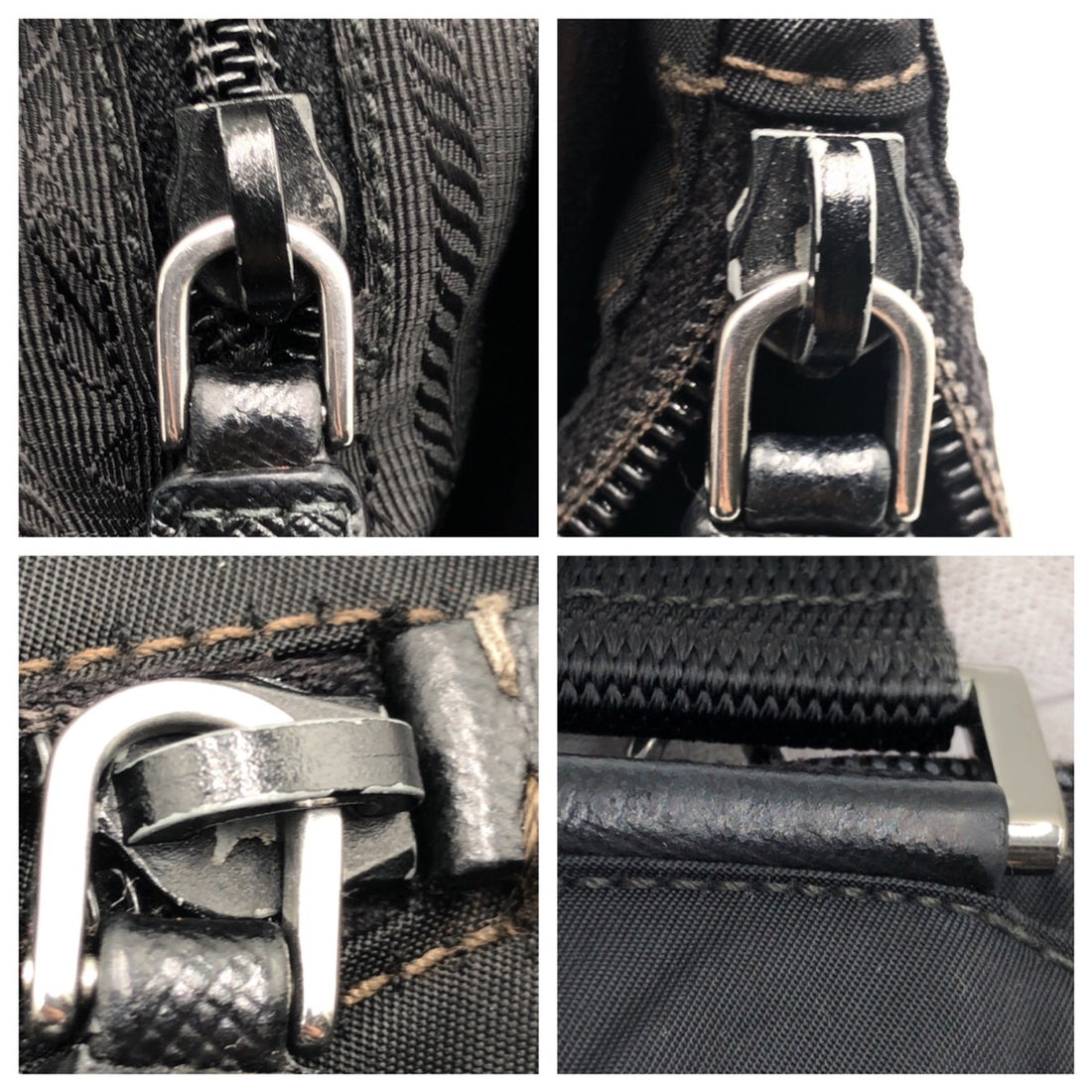 Prada Nylon Tessuto Triangle Logo Shoulder Bag