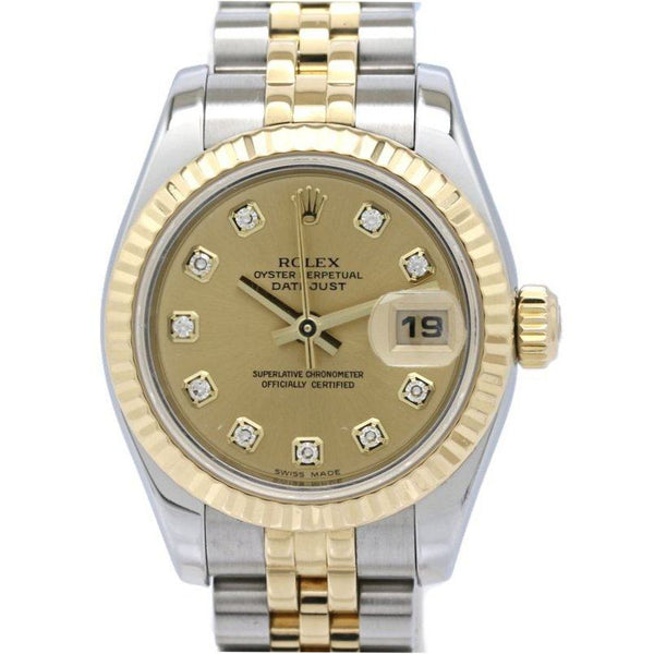 Rolex Datejust Au750 Stainless Steel