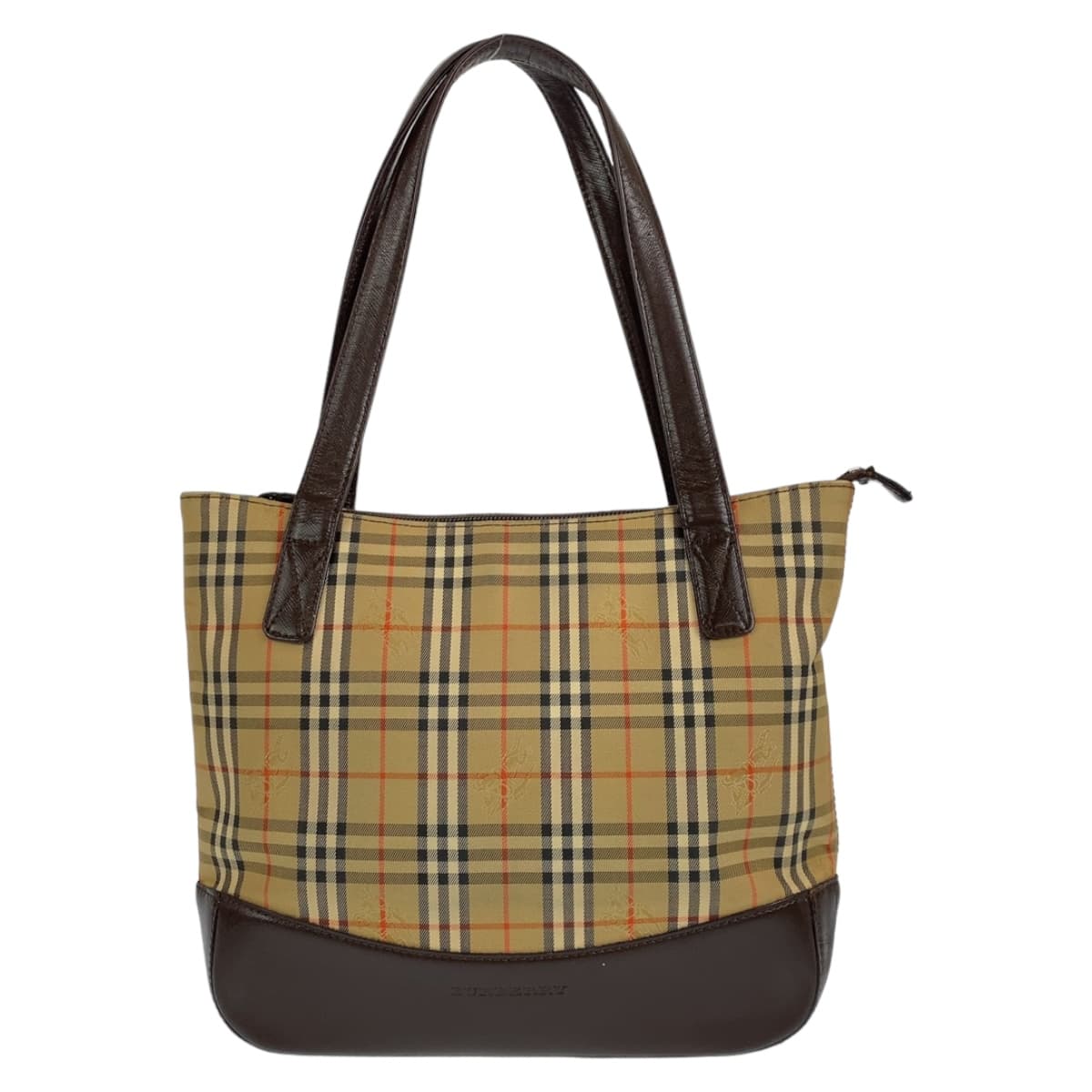 Burberry Nova Check Canvas/Leather Tote Bag in Very Good Condition