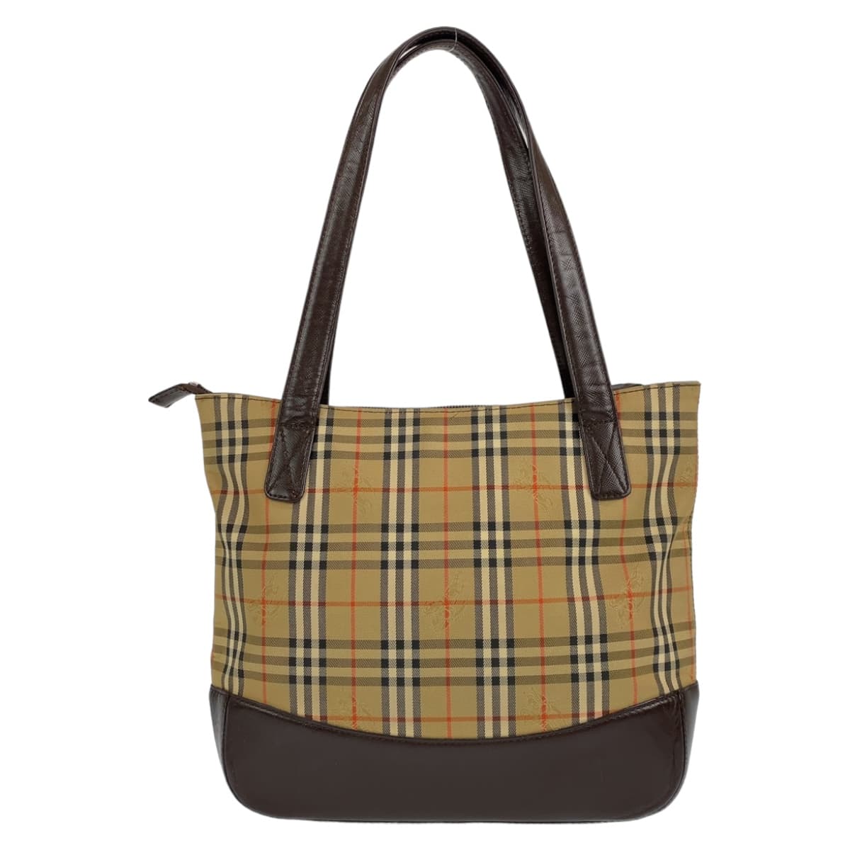 Burberry Nova Check Canvas/Leather Tote Bag in Very Good Condition