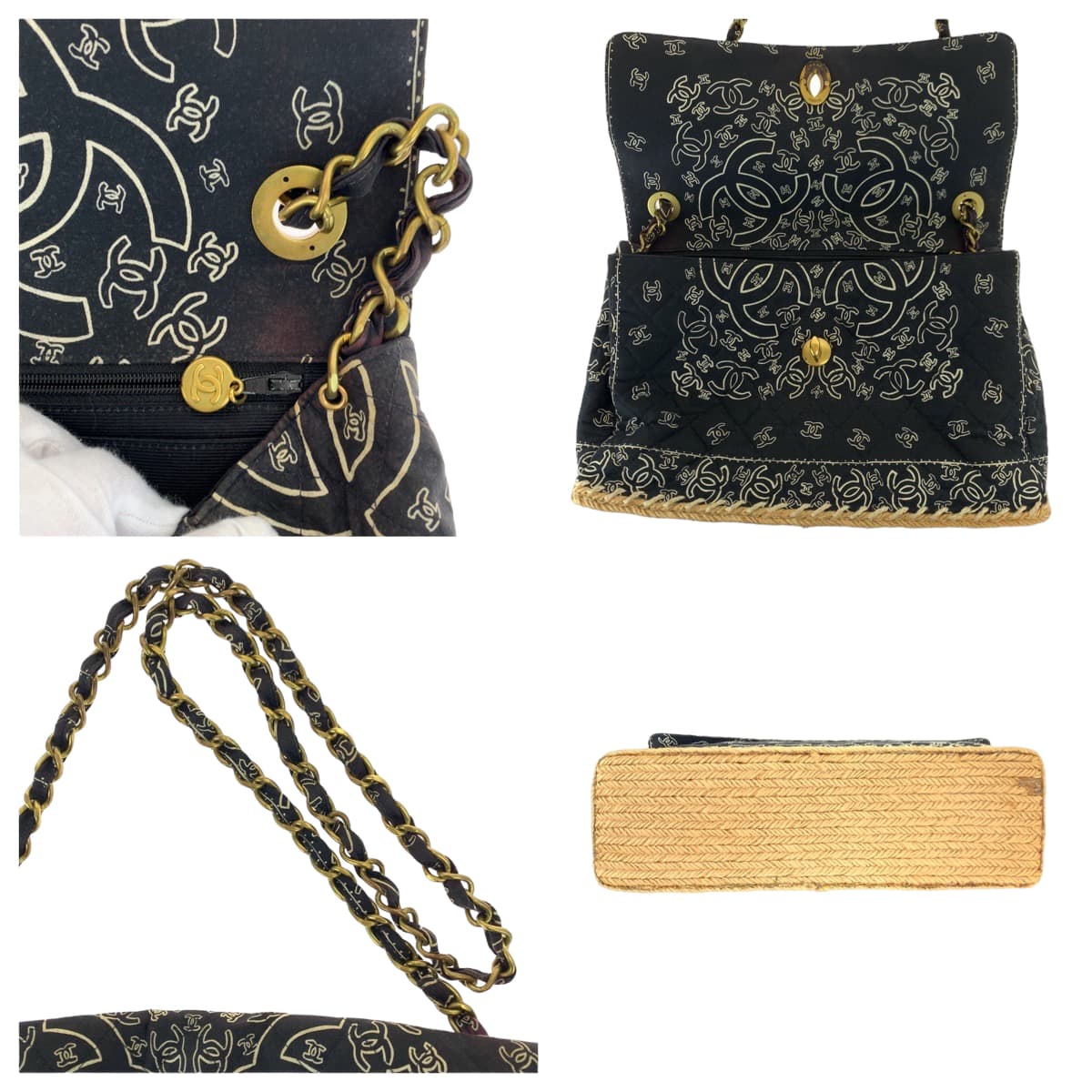 Chanel Vintage Bandana Matelassé Shoulder Bag