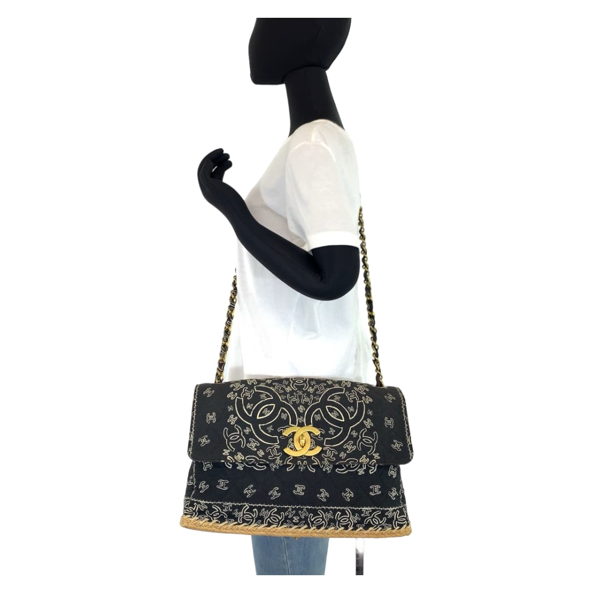 Chanel Vintage Bandana Matelassé Shoulder Bag