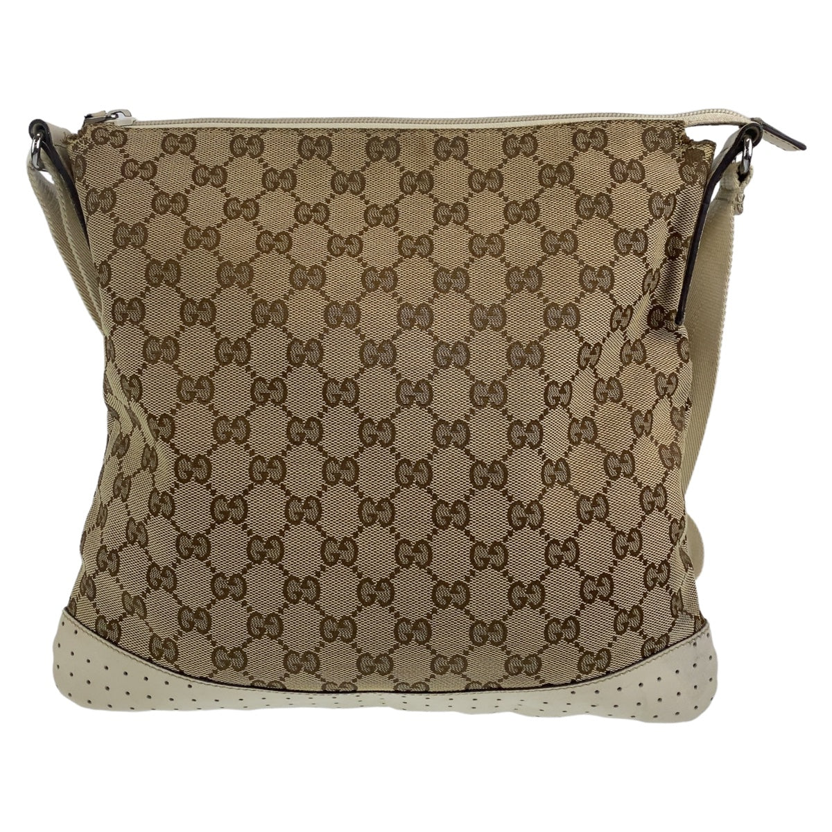 Gucci GG Canvas Beige Messenger Bag