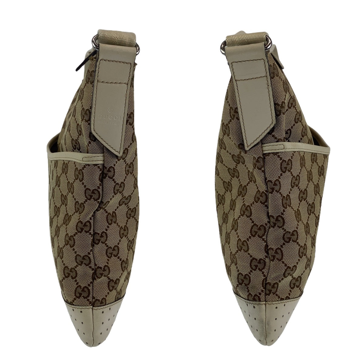 Gucci GG Canvas Beige Messenger Bag