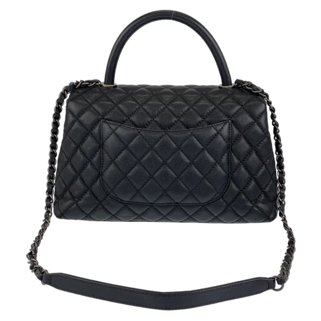 Chanel Caviar Skin Coco Handle 2WAY Handbag