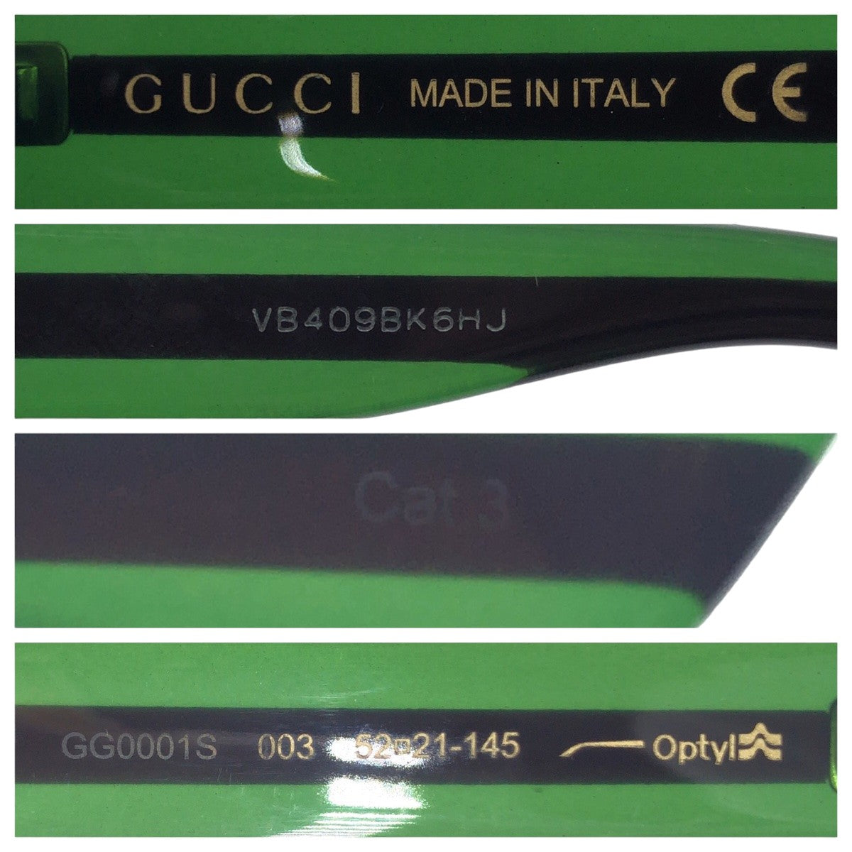 Gucci Unisex Plastic Sunglasses 405845 in Great Condition