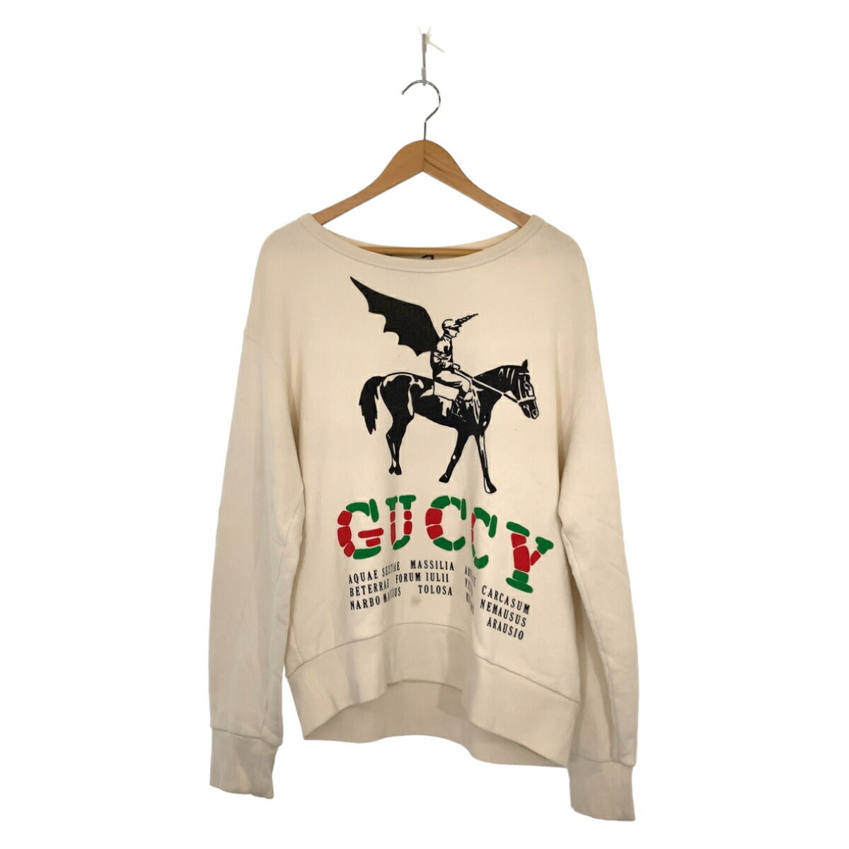 Gucci Cotton Wing Jockey Sweatshirt S in Very Good Condition