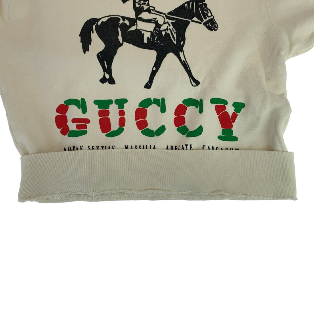 Gucci Cotton Wing Jockey Sweatshirt S in Very Good Condition