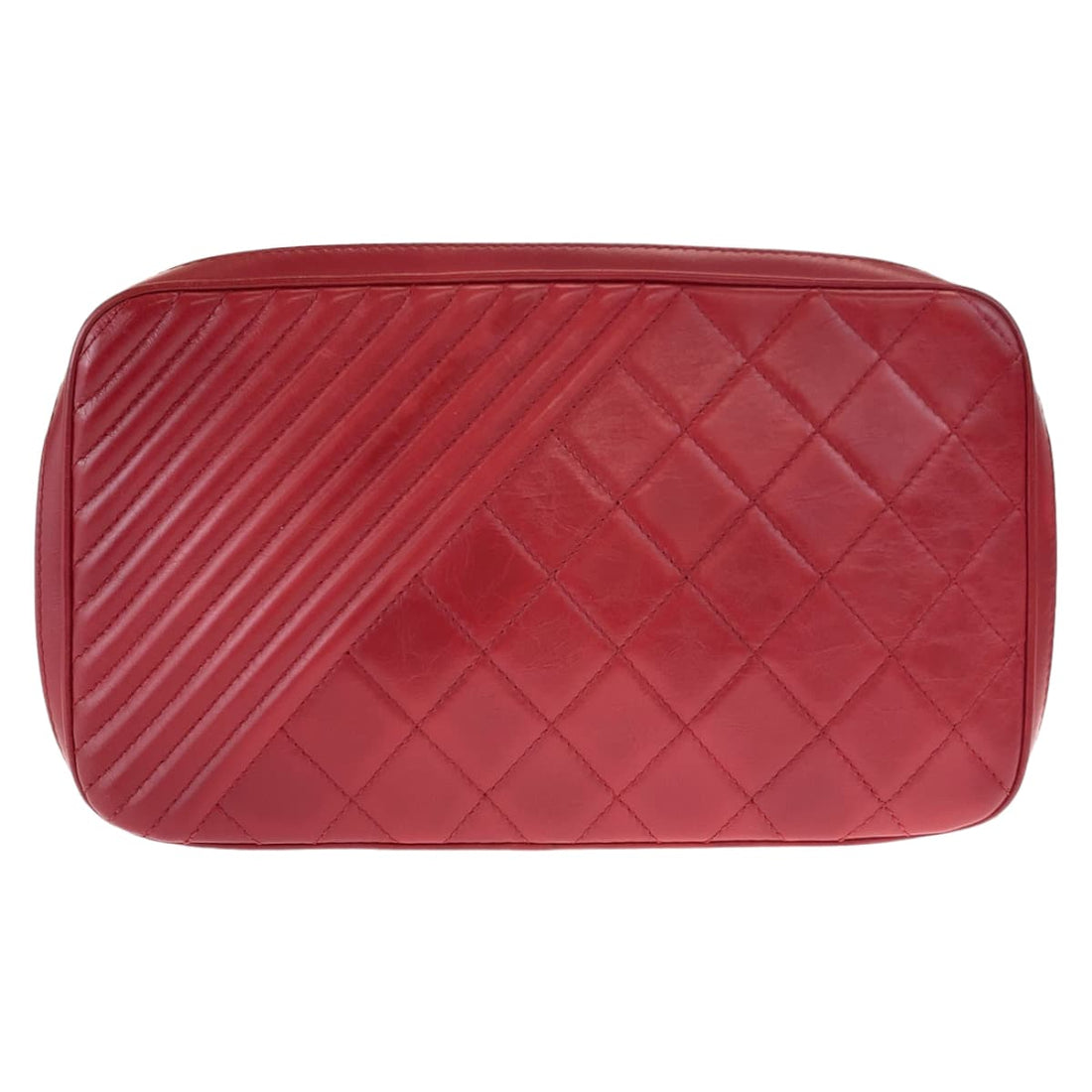 Chanel Boy Red Calfskin Shoulder Bag