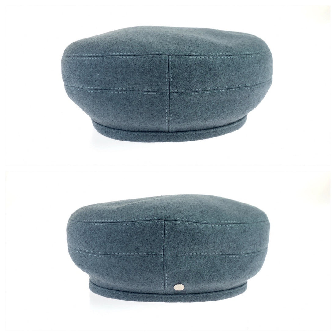 Hermes Sant Honore Beret Hat Light Blue