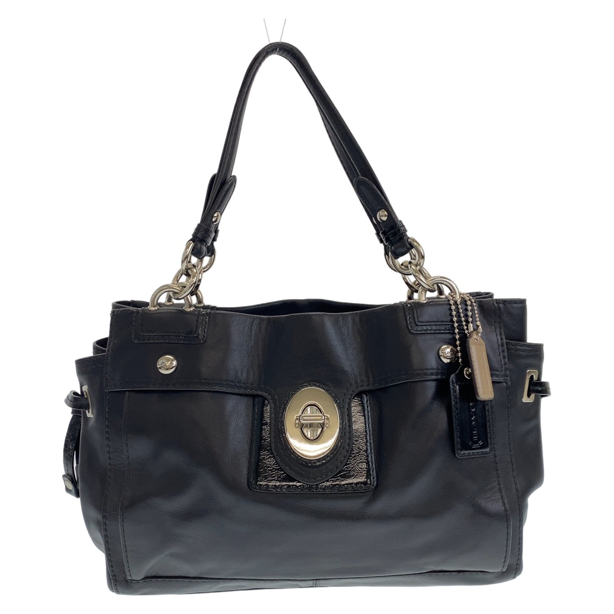 Coach Black Leather Shoulder Bag for Women in Very Good Condition