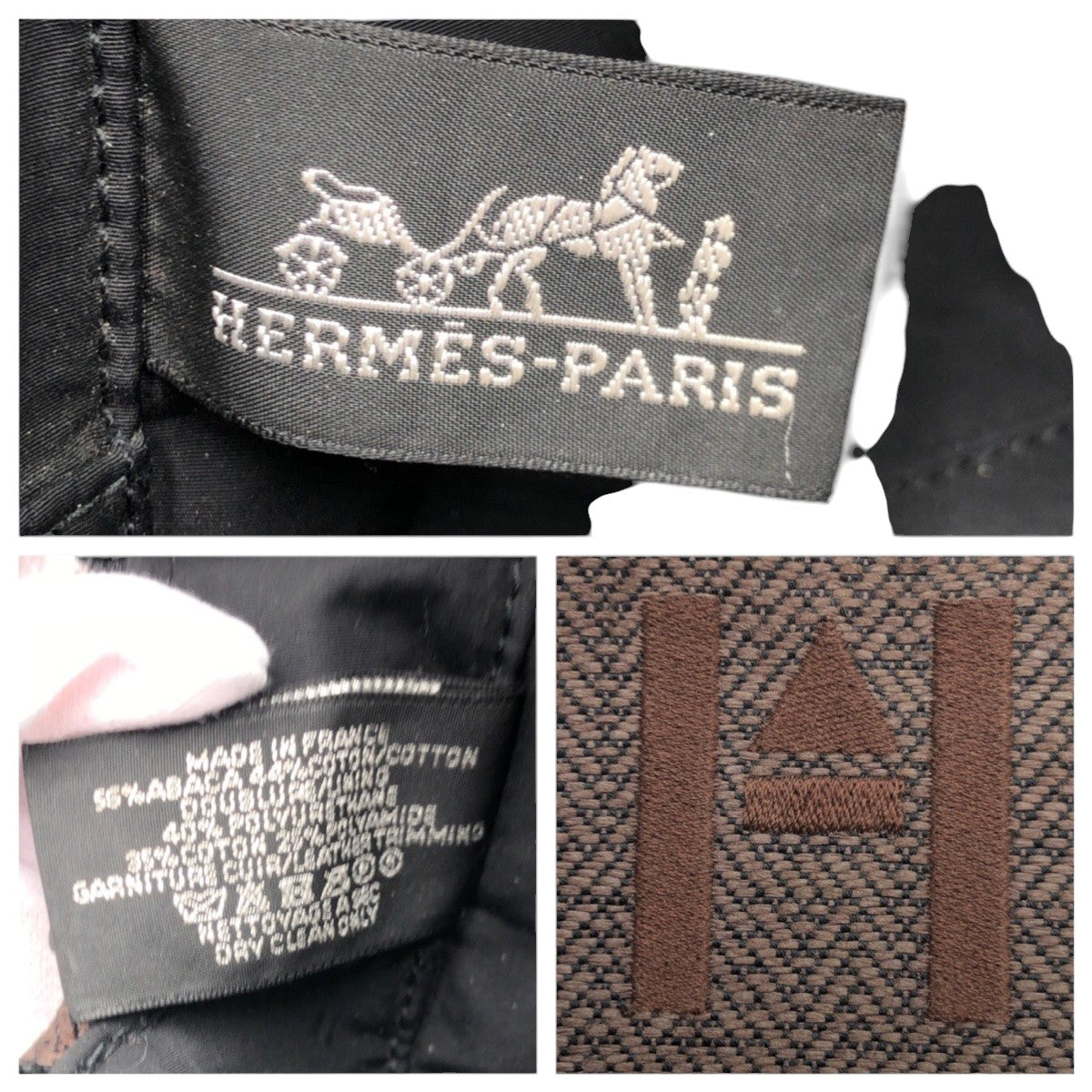 Hermes Cotton Globetrotter MM Pouch